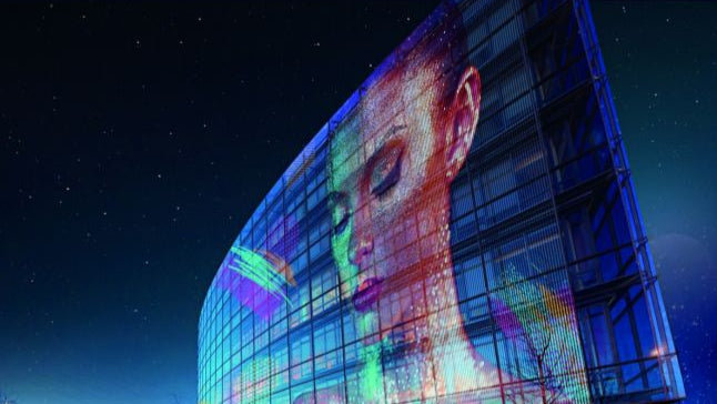 Ecran LED transparent de interior