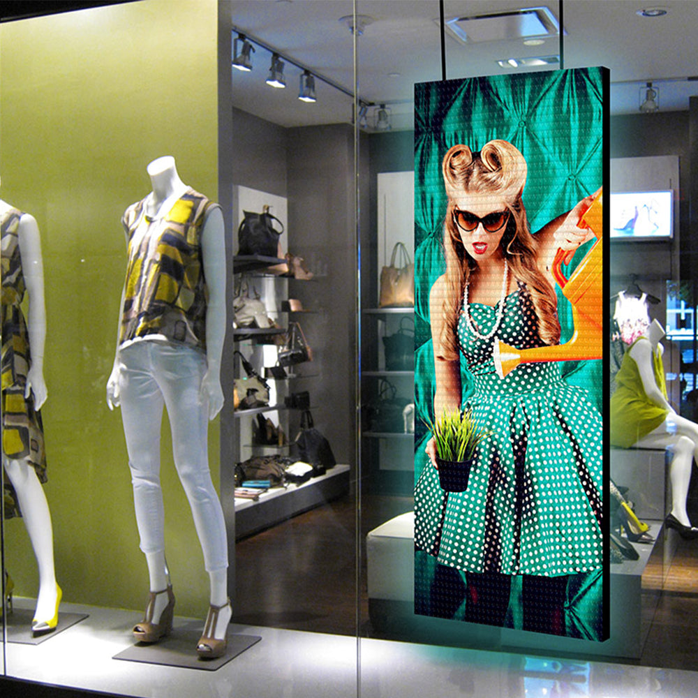 Totem LED de interior mall