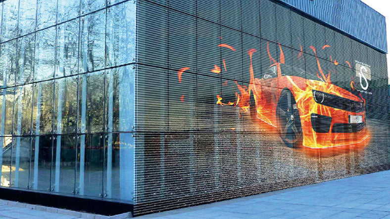 Ecran LED transparent de interior